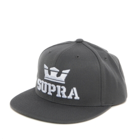 Supra Accessories ABOVE SNAP Hats Charcoal/white | US-89430